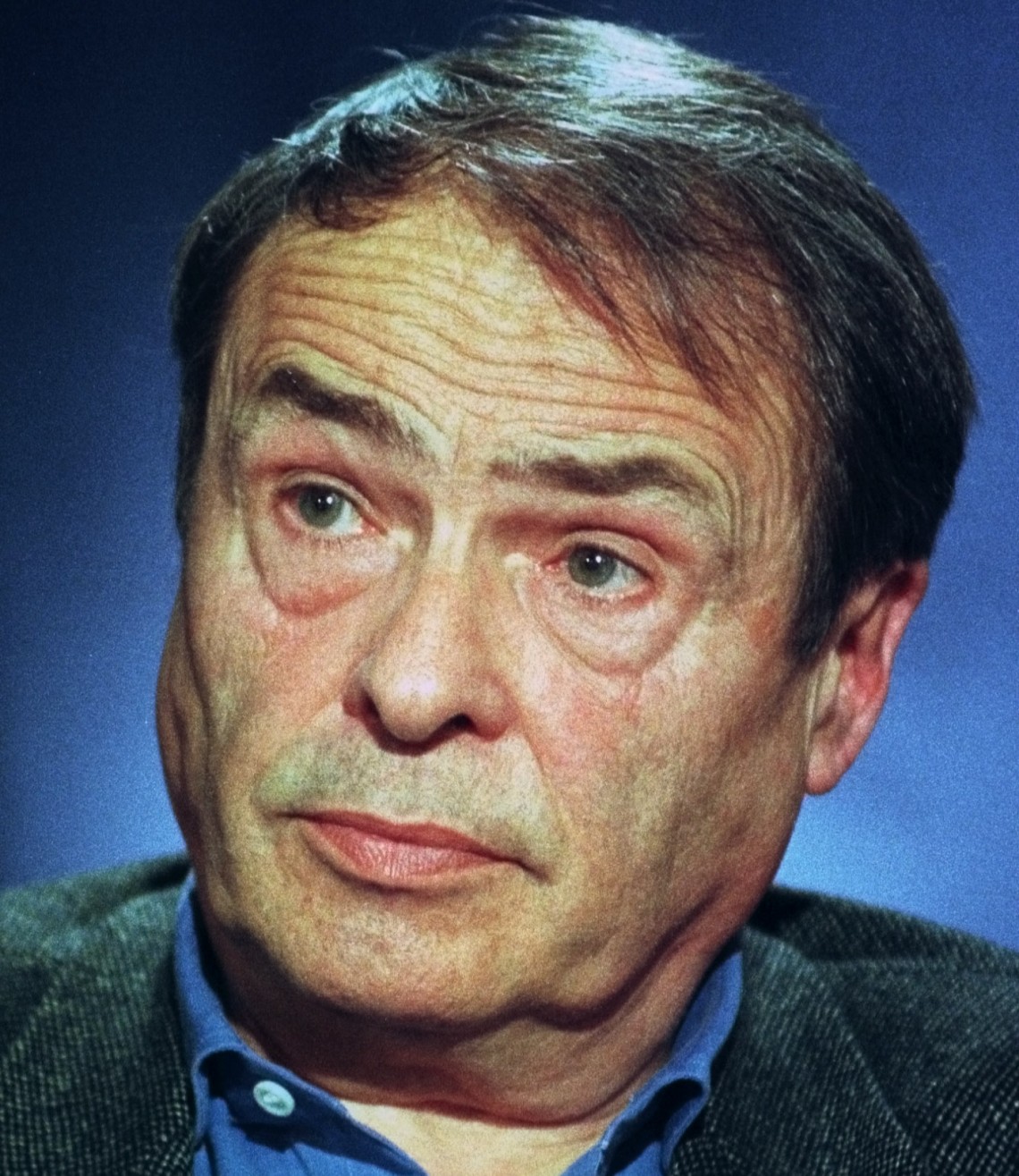French philosopher and sociologist Pierre Bourdieu ponders a question during a conference in Paris in this Oct. 7, 1998 photo. Bourdieu died of cancer at a Paris hospital on Thursday, Jan. 24, 2002. He was 71. (AP Photo/Remy de la Mauviniere)